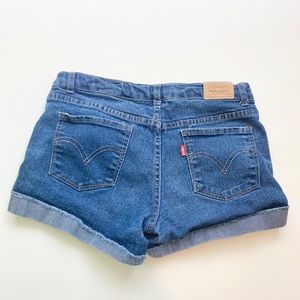 Levi’s Shorty Shorts Denim Kids Size 16 Regular
